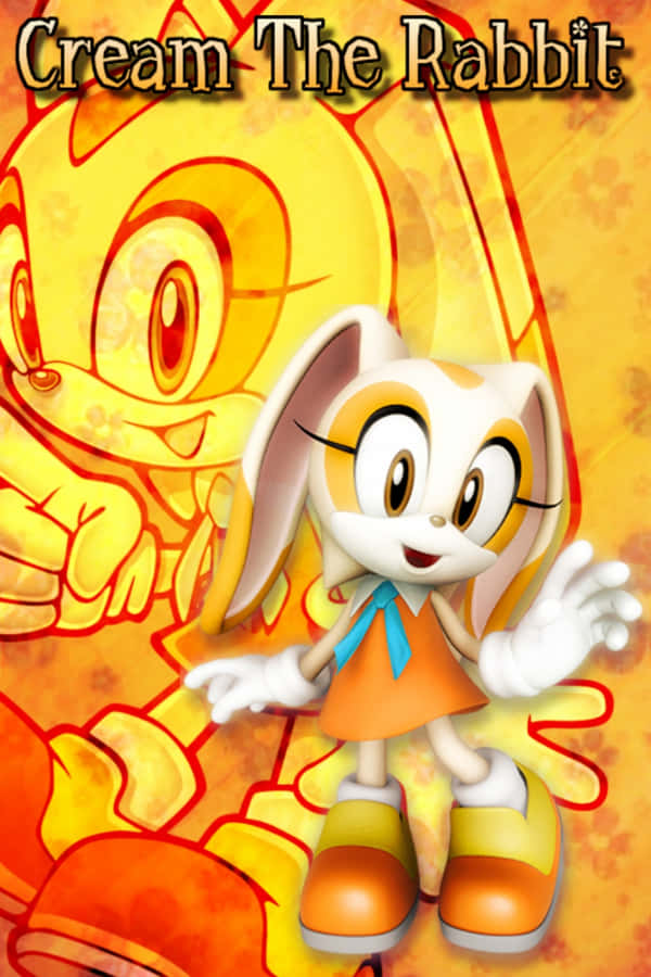 Cream The Rabbit Posing With A Smile Wallpaper