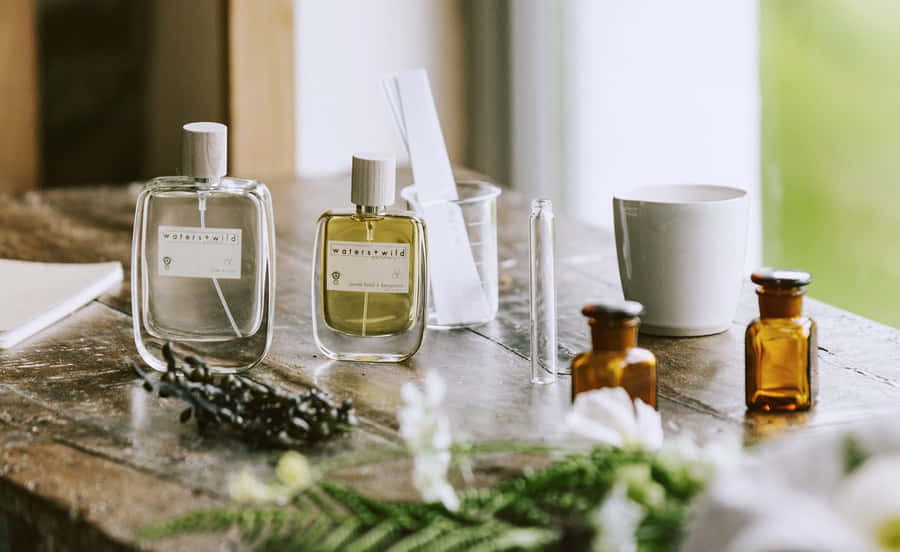 Create An Alluring Aroma With This Fragrance Wallpaper