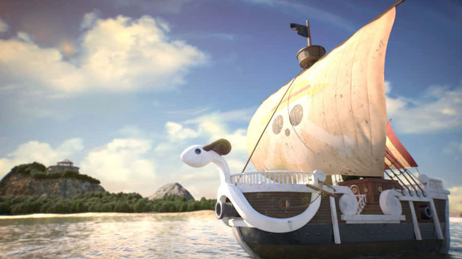 Create Your Dream College Scholarship Journey With Going Merry Wallpaper