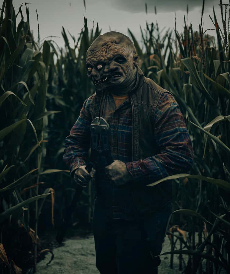 Creepy_ Creature_in_ Cornfield.jpg Wallpaper