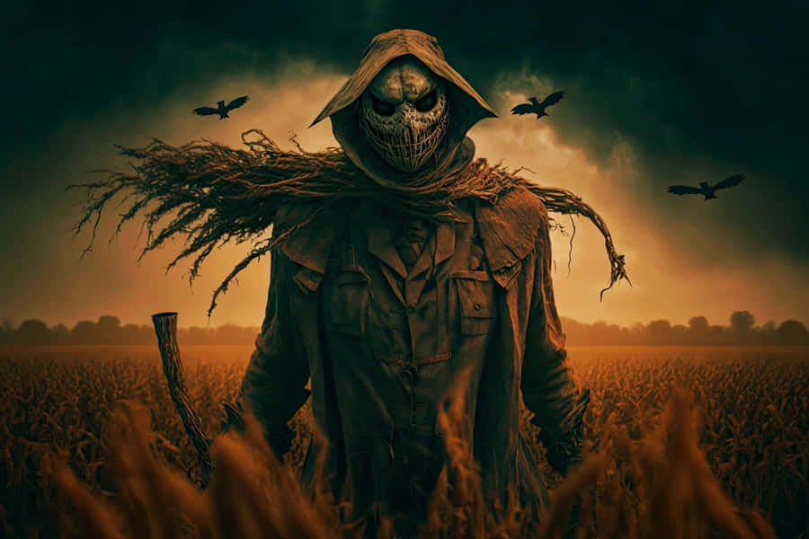Creepy_ Scarecrow_in_ Cornfield_ Haunted_ Maze.jpg Wallpaper