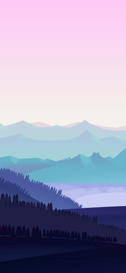 Crisp Mountains Digital Art [wallpaper] Wallpaper