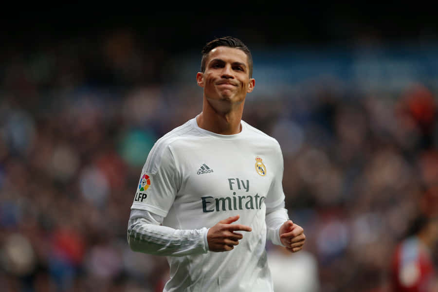 Cristiano Ronaldo Real Madrid Confidence Wallpaper