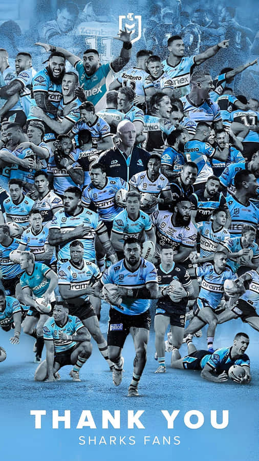 Cronulla Sharks Fan Tribute Wallpaper