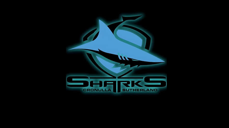 Cronulla Sharks Logo Design Wallpaper