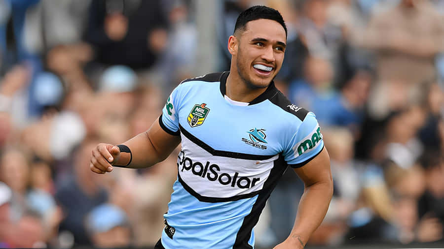 Cronulla Sharks Player Celebration Wallpaper