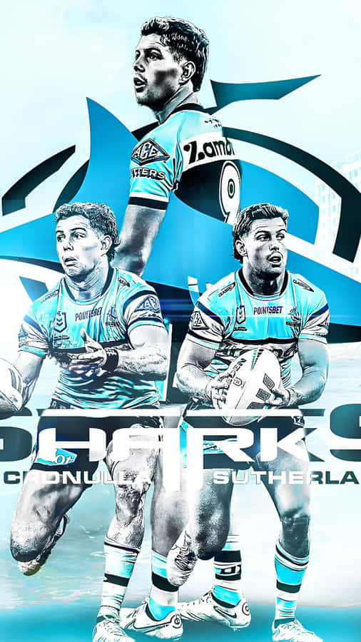 Cronulla Sharks Rugby Stars Wallpaper