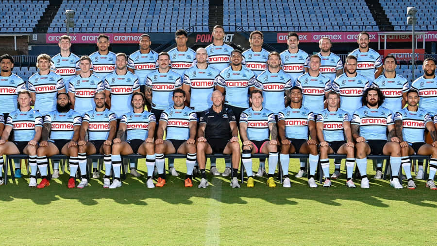 Cronulla Sharks Team Photo Wallpaper