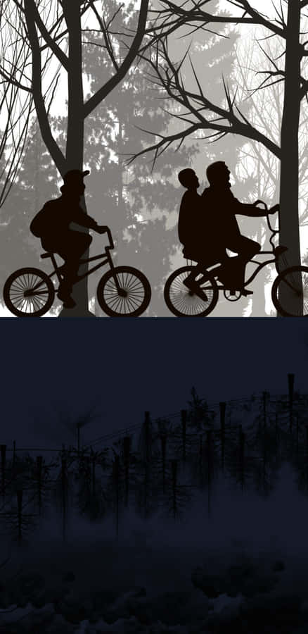 Cruise The Streets Of Hawkins On An Iconic Stranger Things Bike Wallpaper