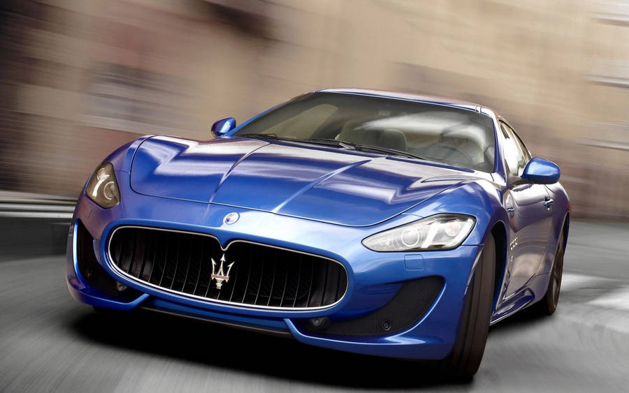 Cruise The Town In Style With This One-of-a-kind Maserati Gran Turismo Car Wallpaper