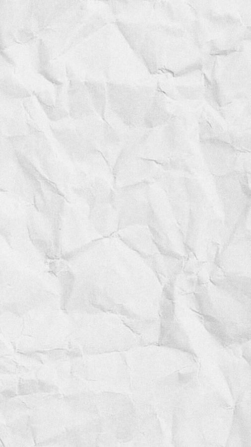 Crumpled Aesthetic White Paper Wallpaper