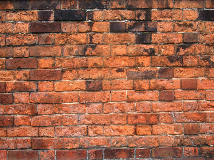 Crusty Brown Bricks Wallpaper