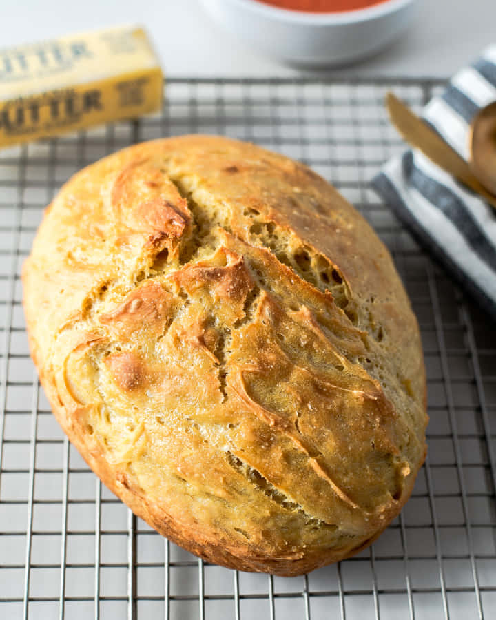 Crusty No Knead Bread Wallpaper