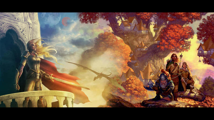 Cryptic Gate Passageway Wallpaper