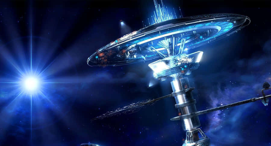 Cryptic Satellite Structures Wallpaper