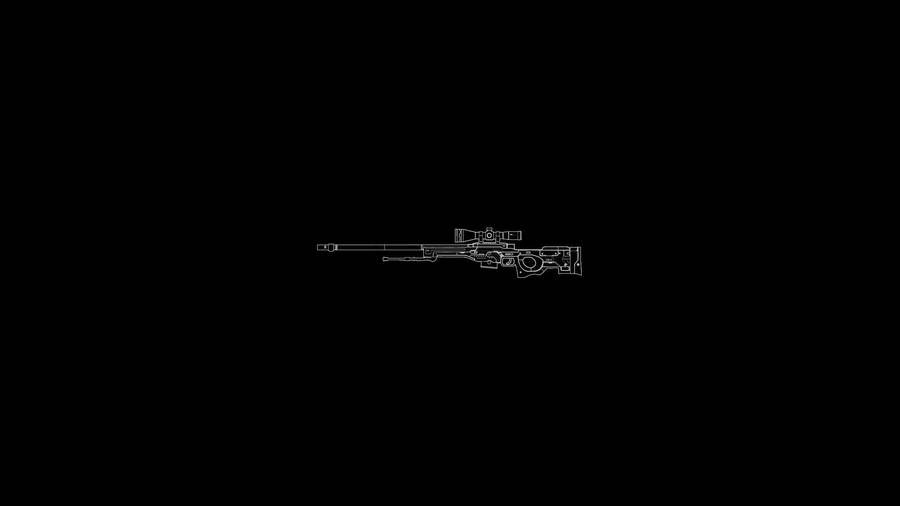 Csgo Sniper Riffle: An Elite Weapon Of Choice Wallpaper