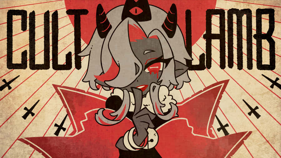 Cult Of The Lamb_ Game Artwork Wallpaper
