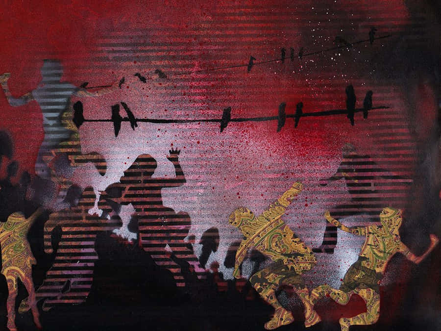 Cumulative Aesthetic Of A Graffiti Wallpaper