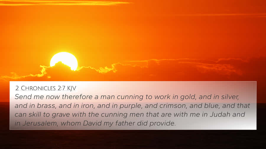 Cunning Men Bible Verse Wallpaper