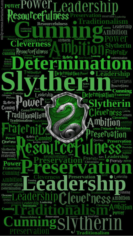 Cunning Slytherin Description Wallpaper