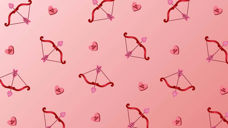 Cupid Arrow Pattern Wallpaper