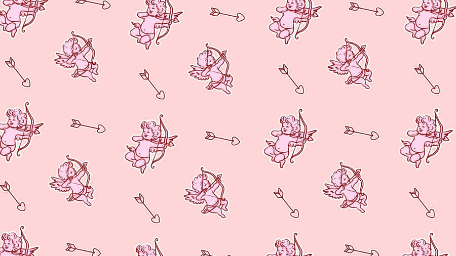 Cupid Arrow Pattern Wallpaper