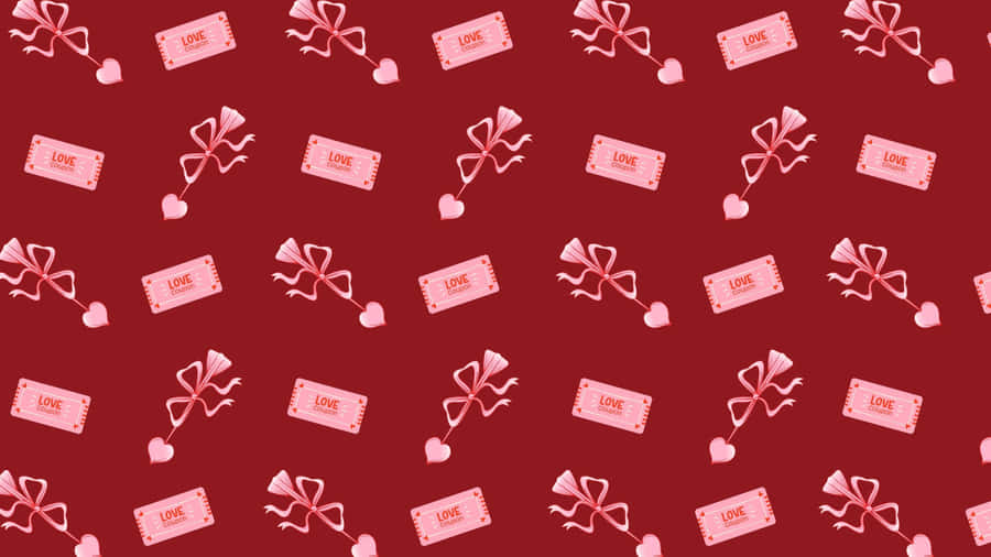 Cupid Arrow Pattern Wallpaper