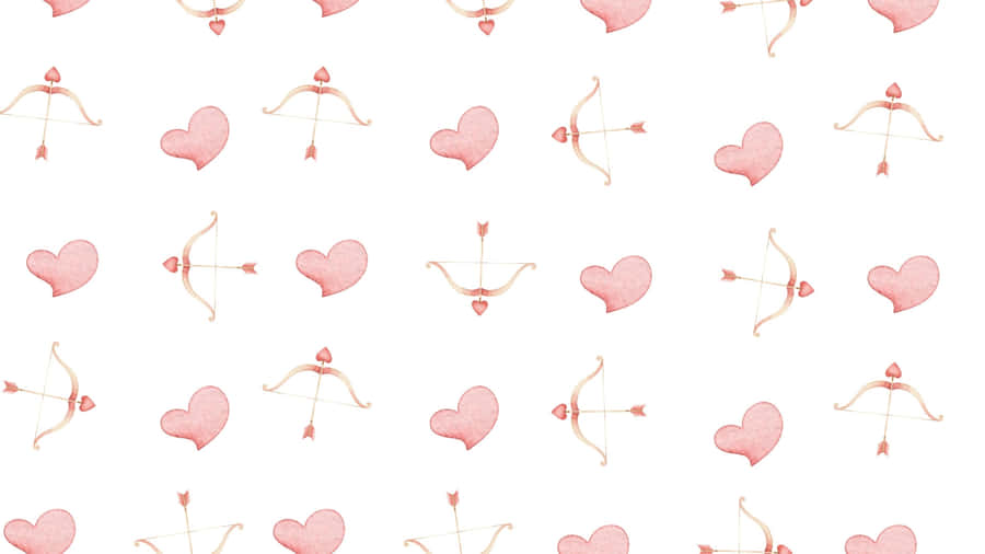 Cupid Arrow Pattern Wallpaper
