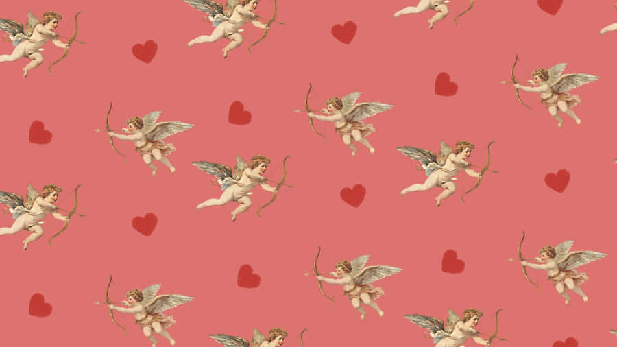 Cupid Arrow Pattern Wallpaper
