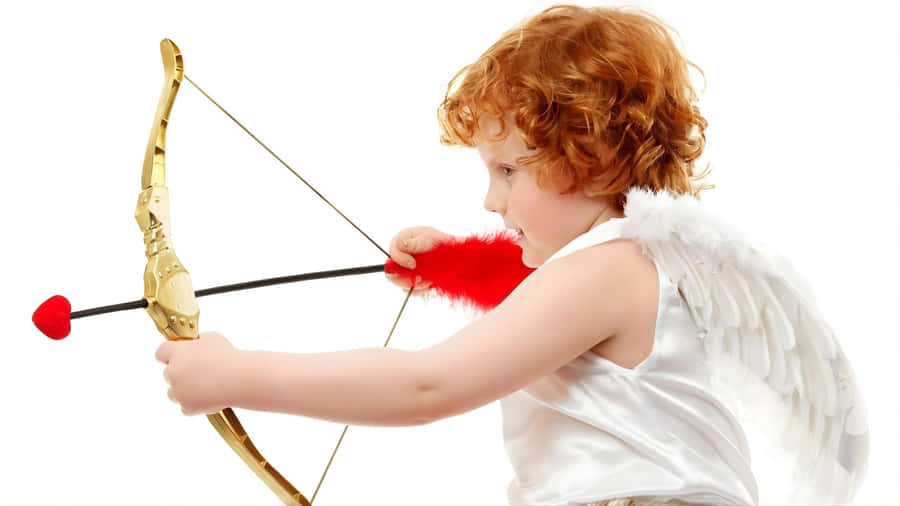 Cupid Shooting Arrow Wallpaper