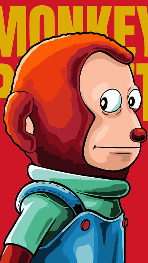 Curious Monkey Meme Character Wallpaper