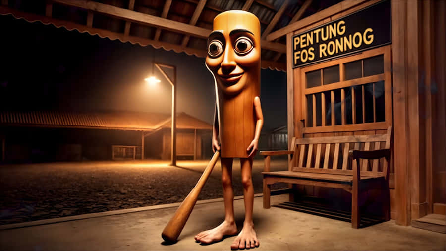 Cursed Italian Brainrot Character Wallpaper