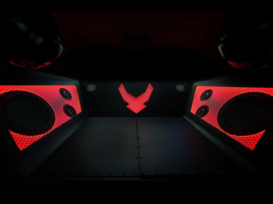 Custom Car Audio System In A Sleek Vehicle Wallpaper
