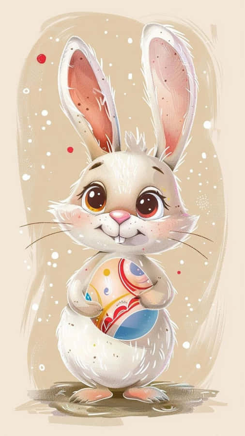 Cute Anime Easter Bunny Wallpaper