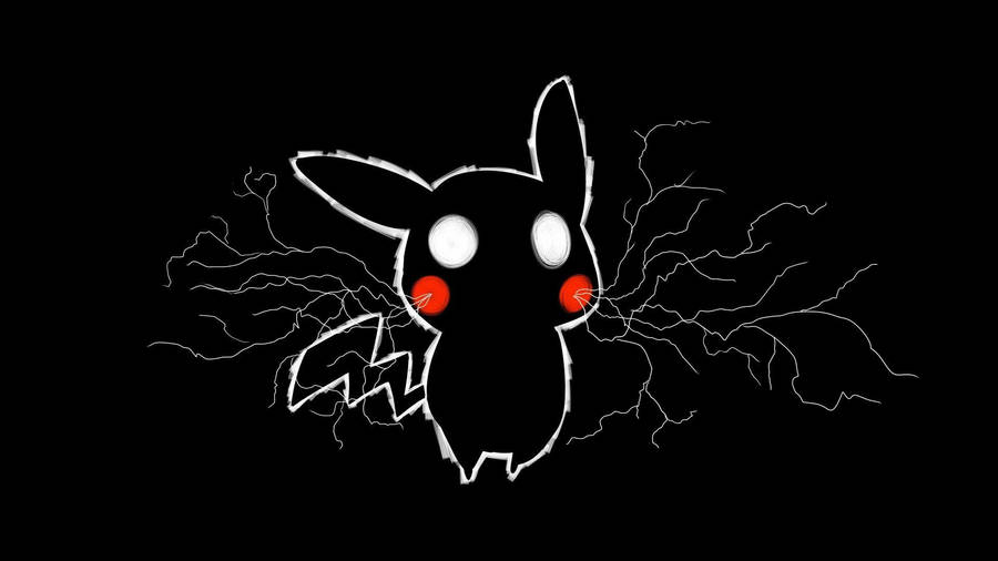 Cute Black Pikachu Wallpaper