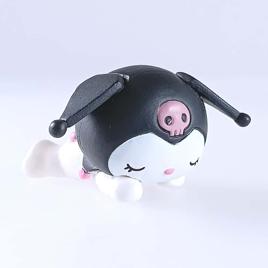 Cute Blackand White Robot Figure Wallpaper