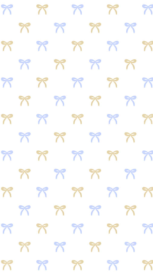 Cute Bow Pattern Wallpaper