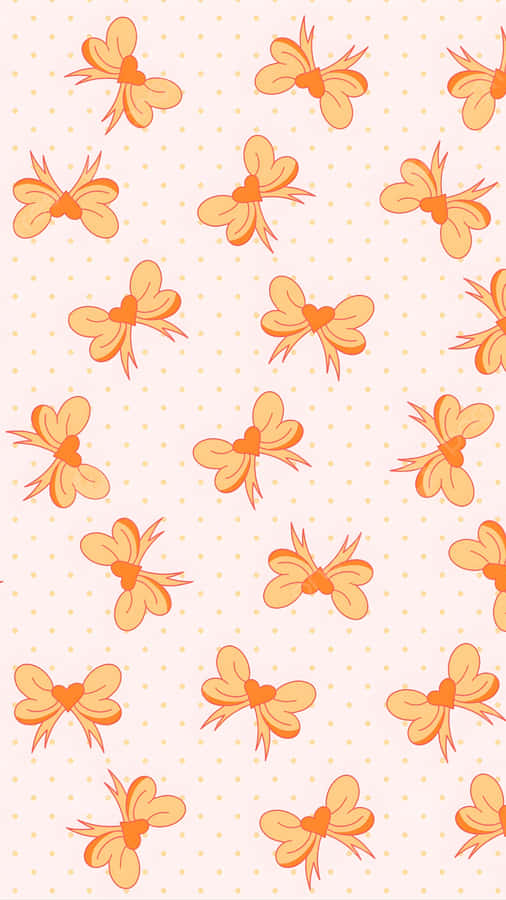 Cute Bow Pattern Wallpaper
