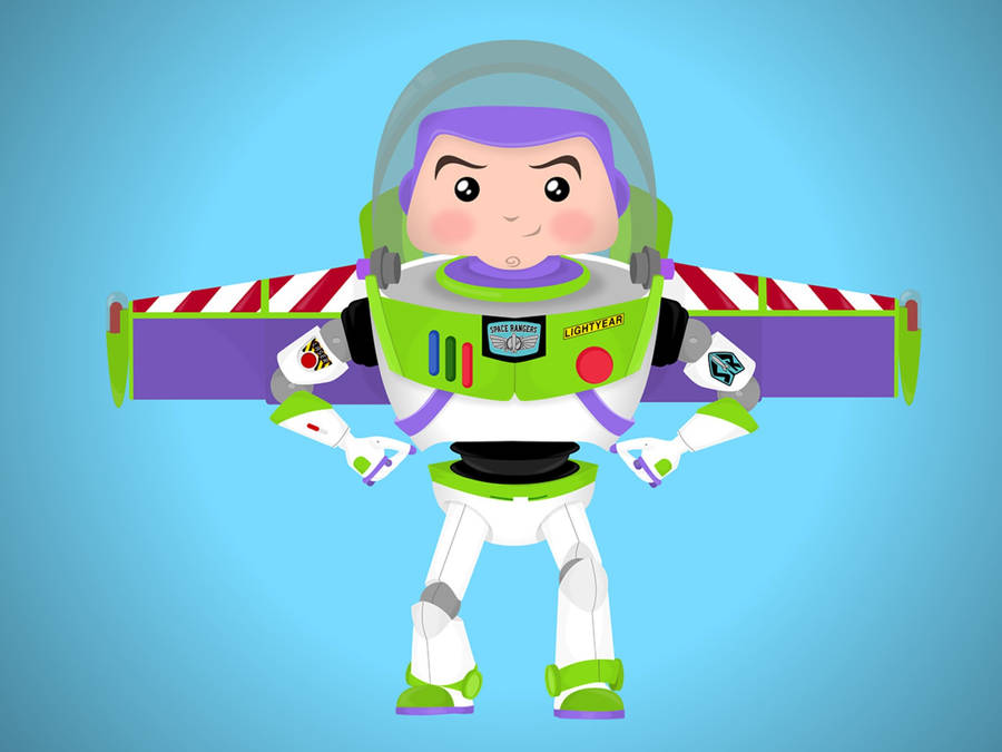 Cute Buzz Lightyear Fanart Wallpaper