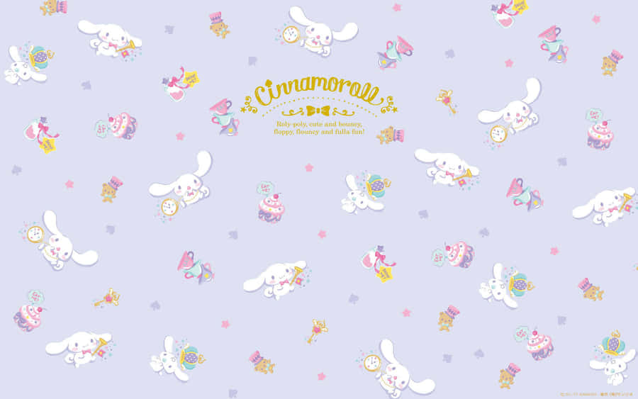 Cute Cinnamoroll Awaiting Your Visit On The Desktop Wallpaper
