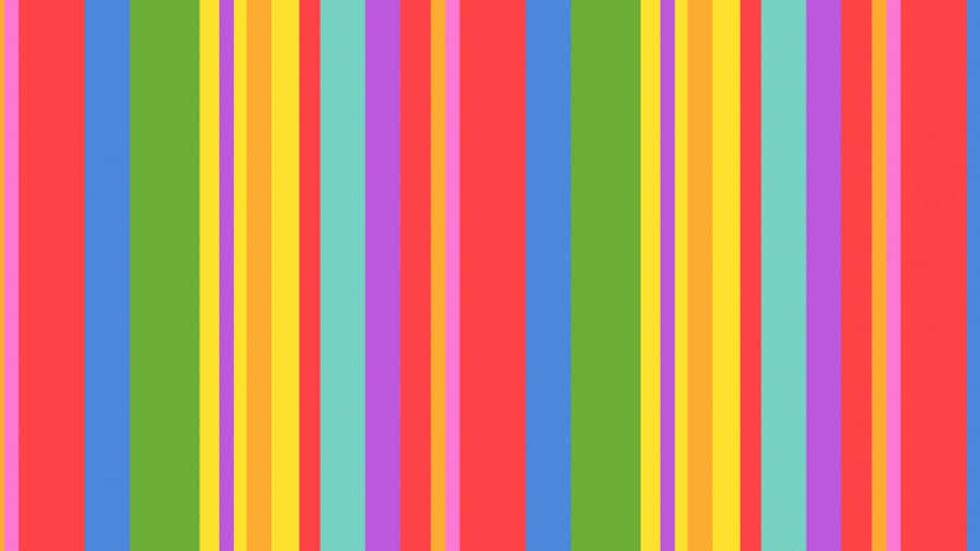 Cute Colorful Striped Wallpaper Wallpaper