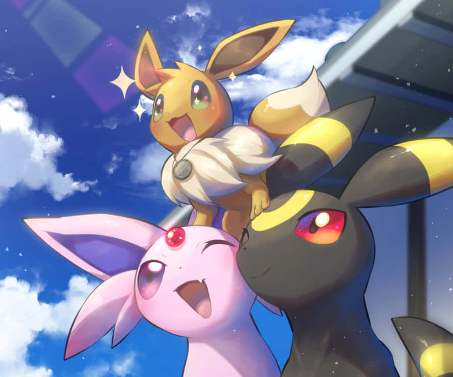 Cute, Cuddly And Powerful: Eevee Evolutions Wallpaper