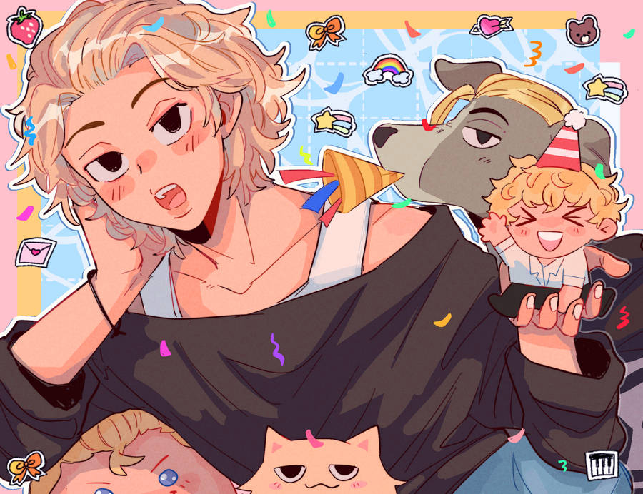 Cute Fanart Of Mikey Tokyo Revengers Wallpaper