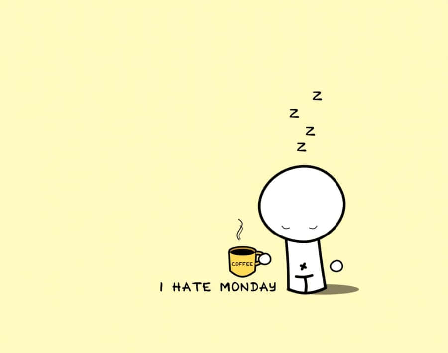 Cute Funny Monday Art Wallpaper