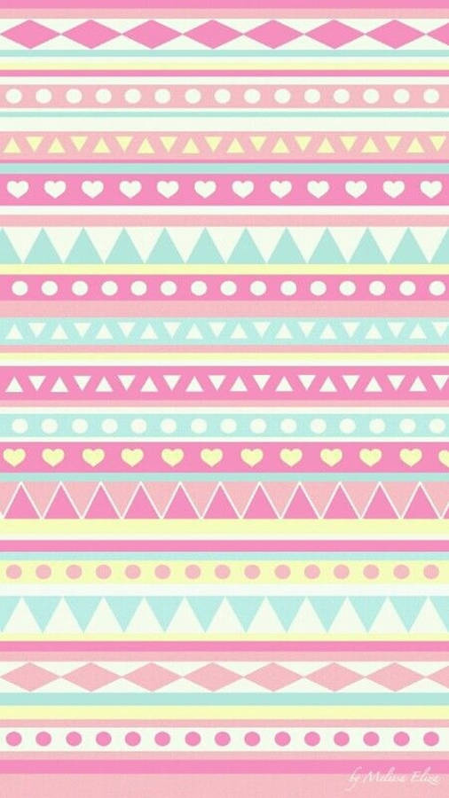 Cute Girly Pastel Patterns Wallpaper