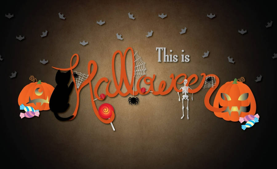 Cute Halloween Artwork Wallpaper