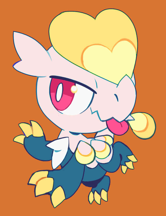 Cute Jangmo-o Sticking Tongue Out Wallpaper