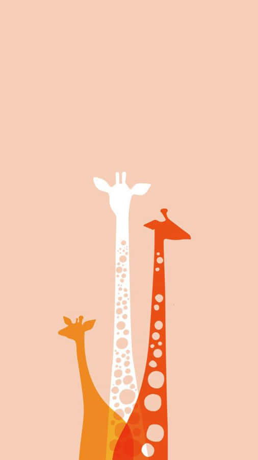 Cute Kawaii Giraffe Wallpaper Wallpaper