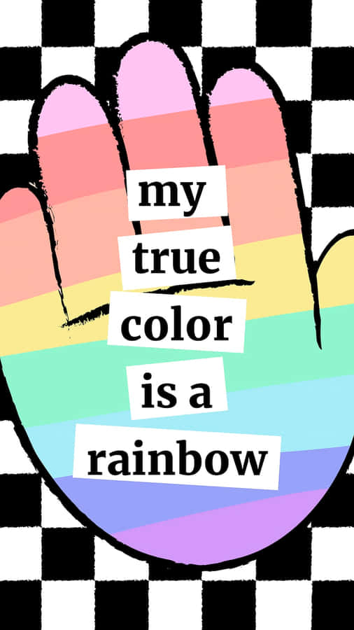 Cute Lgbt Pastel Digital Artwork Wallpaper
