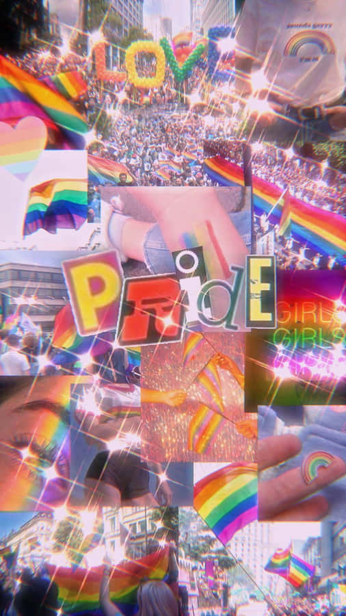 Cute Lgbt Pride Aesthetic Illustration Wallpaper